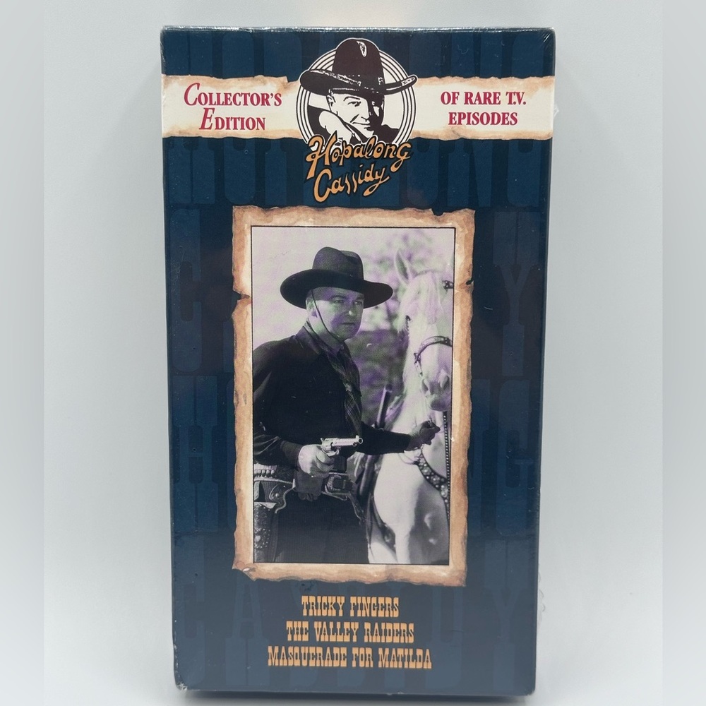 Hopalong Cassidy - Collector's Edition (VHS, 1995) Tricky Fingers/The Valley/New